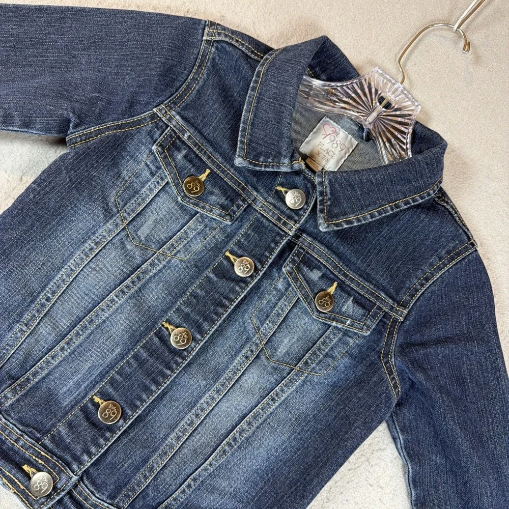 The Children's Place Girls Jean Jacket Size 7/8 Medium Denim